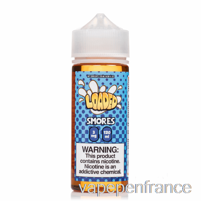 Smores - E-liquide Chargé - Impitoyable - Stylo Vape 120 Ml 0 Mg